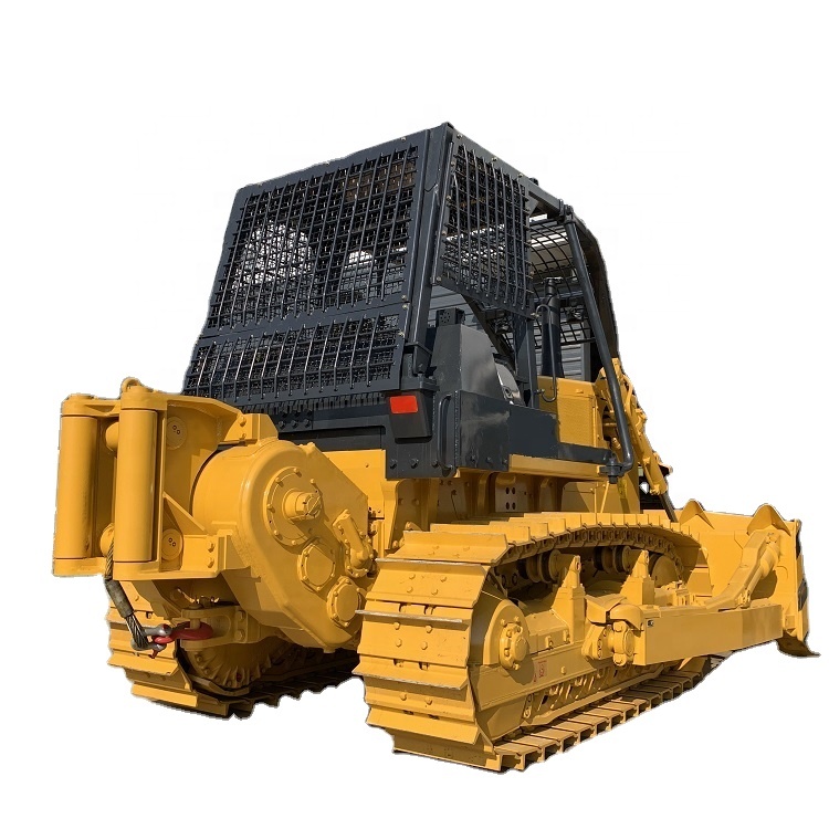 Китайский новый бульдозер 160HP, трактор 220HP, бульдозер гусеничного типа с лесозаготовкой и лебедкой