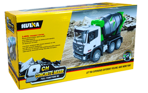 KYK Offre Spéciale Huina 1557 1:18 Échelle 9 Canaux Télécommande Semi-Alliage Mélangeur Métal Ingénierie Jouet En Plein Air pour Enfants - Product Image 6