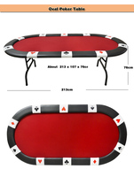 Verkauf Casino Spiel matte Klapp beine Stoff matte Roulette Texas halten em Blackjack Tisch Poker Tischplatte