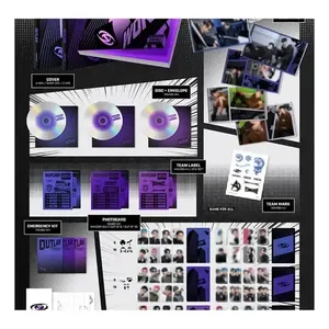 Ateez il mondo Ep. 2 Album fuorilegge portatile PVC/PP/PU di plastica di stoccaggio del libro con Logo personalizzato stampato per Instax Mini Film - Product Image 3