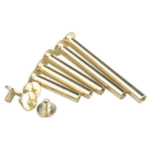 Vis de reliure en laiton Vis de reliure de livre Ensembles de reliure de poteaux de reliure - Product Image 5