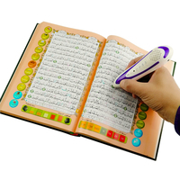 Livre de Coran personnalisé pour enfants avec traduction audio et stylo de lecture numérique, reliure parfaite, couverture rigide