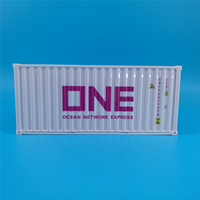 Porte-stylo en forme de conteneur frigorifique maritime ONE Ocean Network Express Shipping de 20 cm, boîte de rangement, cadeau promotionnel, logo personnalisé, ODM, OEM