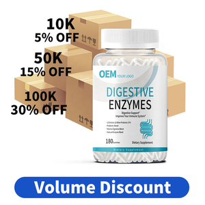Tabletas de Enzimas Digestivas Probióticas OEM al por Mayor, Suplemento para la Salud Intestinal, Fórmula y Empaque Personalizados, Suministro Estable - Product Image 3