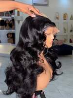 Perruques en cheveux humains avec fermeture, Full Lace 360, vente en gros, perruque frontale en dentelle HD 100 % en cheveux humains en vrac