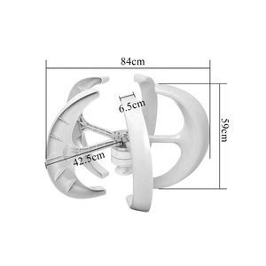 Générateur éolien à axe vertical 1000W 12V 24V, petit système d'énergie éolienne pour usage domestique résidentiel - Product Image 6