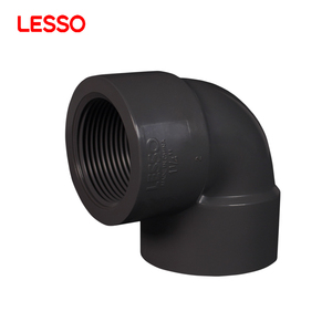 LESSO Custom ASTM Standard SCH <span class=keywords><strong>80</strong></span> Connect Pipes Water Tube Connector Socket Elbow <span class=keywords><strong>Pvc</strong></span> Plastic Pipe Fitting - Product Image 2