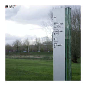 Tableros de señal Wayfinding de bienes raíces comerciales diseñados de fábrica personalizados Fuente de luz LED para interiores y exteriores - Product Image 4