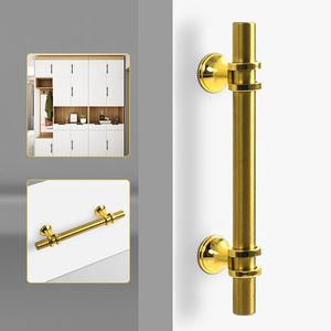 Stainless Steel Cabinet Handles Drawer <b>Knobs</b> <b>for</b> Wardrobe <b>Dresser</b> Bathroom Hotel Furniture-Modern Design Easy Installation - Product Image 3