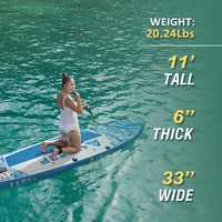 Tabla de Paddle Surf Inflable OEM ODM con Kit de Reparación SUP Gonfiabile para Surf y Deportes Acuáticos