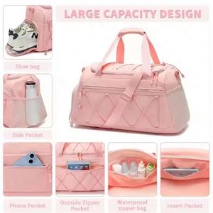 Sac de sport personnalisé grande capacité avec compartiment à chaussures, échantillon gratuit, pour femme, voyage et sport - Product Image 5