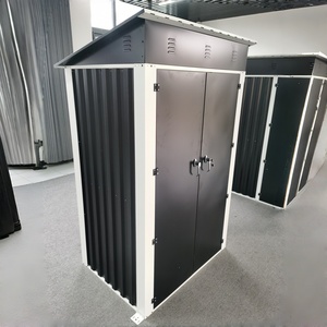 Abri de jardin préfabriqué en acier portable, imperméable, pour outils, maison pour animaux de compagnie, bâtiment de jardin avec installation rapide - Product Image 1