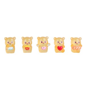 Mini <b>Cute</b> <b>Bear</b> Resin Ornament Animal Shape Desktop Car Decoration Wholesale Little <b>Bear</b> Pattern Plastic Resin Craft - Product Image 1