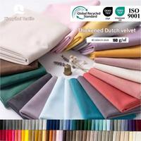 Tissu en velours hollandais 160 GSM, doux et moelleux, pour ameublement de maison, hôtel, décoration