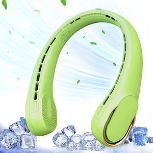 Ventilateur de cou portable sans lame, nouveau design 2023, ultra silencieux, 4000 mAh, 3 vitesses, rechargeable par USB, ventilateur de cou personnel portable - Product Image 5