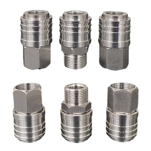 3/8 cambio <span class=keywords><strong>a</strong></span> adaptador macho hembra M22 nuevo conector rápido de autobloqueo accesorios de <span class=keywords><strong>manguera</strong></span> de <span class=keywords><strong>pistola</strong></span> de alta presión de fácil liberación - Product Image 2