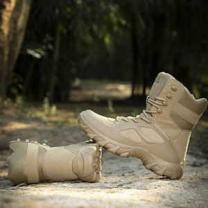 Bottes tactiques <span class=keywords><strong>ultra</strong></span>-légères et durables pour hommes, chaussures <span class=keywords><strong>de</strong></span> randonnée à large ajustement, antidérapantes, pour entraînement en extérieur, <span class=keywords><strong>travail</strong></span> dans le désert, chaussures <span class=keywords><strong>de</strong></span> sécurité - Product Image 5