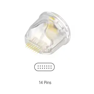 mironeedling笔q2针筒，用于皮肤护理和电穿孔技术脱发