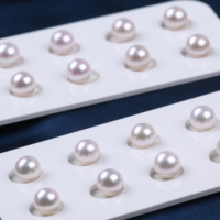 Perles rondes en nacre d'eau salée de haute qualité pour la fabrication de bijoux