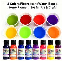 TIMESRUI 30ml Pigment liquide à base d'eau hautement concentré, ciment, plâtre, colorant néon, colorant JES pour projet artistique