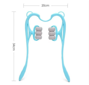 Offre Spéciale : Masseur Cervical Manuel pour le Cou, le Dos et les Jambes avec 6 Roues – Soulage la Douleur et Favorise la Relaxation Musculaire - Product Image 3