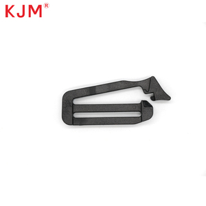 <span class=keywords><strong>Clip</strong></span> de connexion en plastique noir de 27 mm et 38 mm avec boucles à trois glissières pour sacs à <span class=keywords><strong>dos</strong></span> et ceintures - Product Image 4