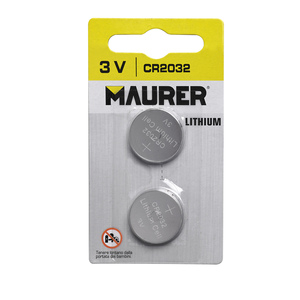 Batteria alcalina a bottone Maurer CR2032 (2 pezzi) - Product Image 1