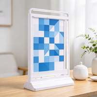Support d'affichage lumineux LED A5 ultra-plat, portable, haute luminosité, à économie d'énergie, double face, pour affiches et menus, pour intérieur