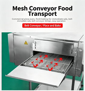 Four à pizza électrique à convoyeur, four <span class=keywords><strong>de</strong></span> cuisson continu commercial pour restaurant latino-américain, fast-food - Product Image 5