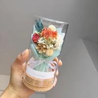 Botol Kaca Buatan Tangan Tren 2026 dengan Mawar Awet Tahan Lama 3-5 Tahun untuk Souvenir Pernikahan, Hadiah Romantis, Pesanan Grosir