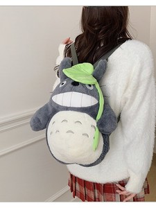 Sac à dos en peluche <span class=keywords><strong>Totoro</strong></span> pour filles, sac à bandoulière mignon Kuromi, cadeau parent-enfant - Product Image 4