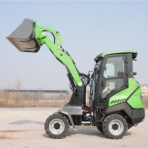 Mini-chargeuse sur pneus électrique de 1 tonne, 0,5T, batterie au lithium, chargeuse frontale articulée compacte, CE EPA, pour utilisation agricole - Product Image 6