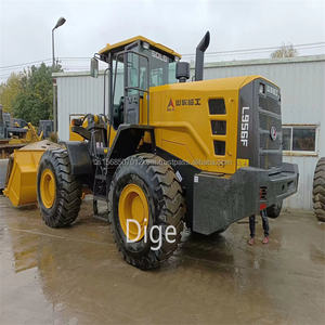 Cargador de rueda delantera de 5 toneladas Shandong Lingong 956F usado, bomba de Motor Cummins multifuncional de alta calidad original de China para - Product Image 3