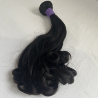Nouvelles extensions de cheveux humains bouclés doublement étirés avec closure, cheveux brésiliens Funmi, boucles Pixel, vente en gros pour le marché nigérian 2026