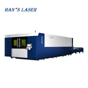 Máquina de corte por láser de fibra con sistema CNC HAN'S 1001 10kw + ALTA EFICIENCIA CALIDAD SUPERIOR venta directa de fábrica Buen Precio de gama alta