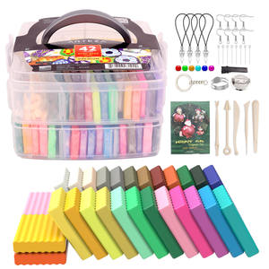 42-Color 20G Safe for Kids 2-4 <b>Years</b> Unisex to Play with Accessories Polymer Clay Set - Product Image 1