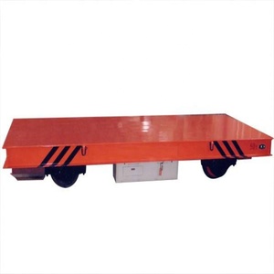 Centro logístico 5 toneladas tocadiscos carro de transferencia de riel Ferry eléctrico carro de transferencia plana coche plano sin rieles - Product Image 1
