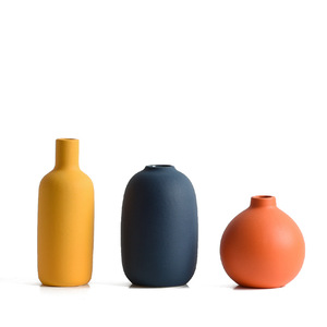 <span class=keywords><strong>Vaso</strong></span> <span class=keywords><strong>in</strong></span> Ceramica di Lusso Stile Molandi per Piante/Fiori, <span class=keywords><strong>Vaso</strong></span> Arancione a Forma di Borsetta - Product Image 3