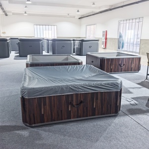 Spa <span class=keywords><strong>gonflable</strong></span> carré Mansen pour l'extérieur, <span class=keywords><strong>piscine</strong></span> pour 4 personnes, <span class=keywords><strong>6</strong></span> <span class=keywords><strong>pieds</strong></span>, bain à remous avec pompe - Product Image 6