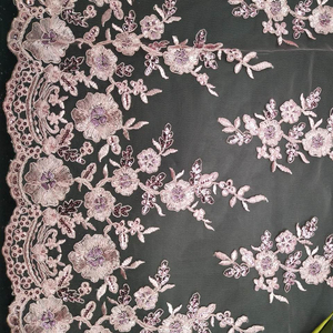 2023 Chantilly Phi Puntilla Elastizada Cinta encaje Guipir Cô Dâu Bông Ren <span class=keywords><strong>Sequin</strong></span> Thêu Vải Tua Rìa Trim - Product Image 1