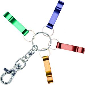 Lot de 100 décapsuleurs porte-clés en aluminium personnalisables avec texte et logo gravés pour bars, anniversaires et remises de diplômes - Product Image 3
