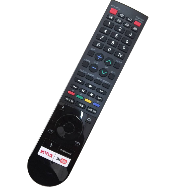 TV Remote Replacement GB238WJSA Fixed Code Waterproof Voice Remote Control for Android Smart TV with Netflix YouTube
