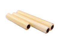 Película de plástico de PVC de grado alimenticio de 30cm de ancho, envoltura adhesiva, cubierta suave elástica para pastel, Chocolate, galleta, gelatina, hamburguesa fundida