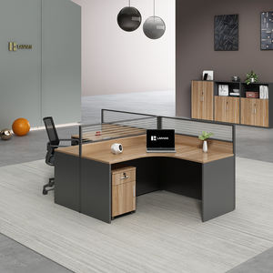 LR-W-008 de <span class=keywords><strong>bureau</strong></span> moderne <span class=keywords><strong>cloison</strong></span> de <span class=keywords><strong>bureau</strong></span> 2-4 personnes poste de travail pour <span class=keywords><strong>bureau</strong></span> à domicile ou école Option - Product Image 1