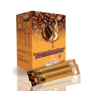 YUMMO Café Instantané Mélangé Tongkat Russe 20g Sachets en Poudre par Boîte Crème Sucre Acide Café Instantané Amer Certifié Halal - Product Image 3