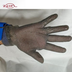 Guantes de Carnicero de Malla de Alambre de Acero Inoxidable Longteng, Resistentes a la Abrasión, Sin Recubrimiento - Product Image 6