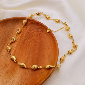 Fashion Charm Bracelet Gold Shell Design Zinc Alloy Jewelry For Women Summer Accessory - Product Image 3