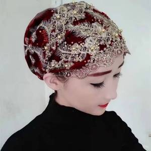 Vintage Elegant Lace Eco-friendly Breathable Four-season Bridal Headpiece <b>Hat</b> - Product Image 1