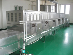 Nhà Máy Giá công nghiệp đường hầm liên tục băng tải Loại lò vi sóng Máy sấy cho thiết bị chế biến thực phẩm PLC động cơ - Product Image 4