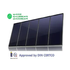 Sistema de calentador de agua Solar de gran capacidad, solución de proyecto, colector Solar de placa plana, precio de fabricación